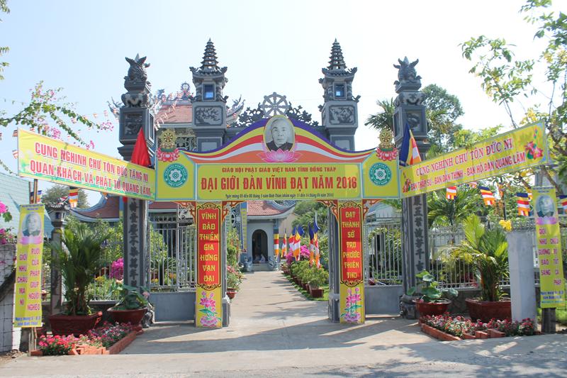 Đồng Tháp: Đại Giới Đàn Vĩnh Đạt Truyền Giới Sa Di – Sa Di Ni