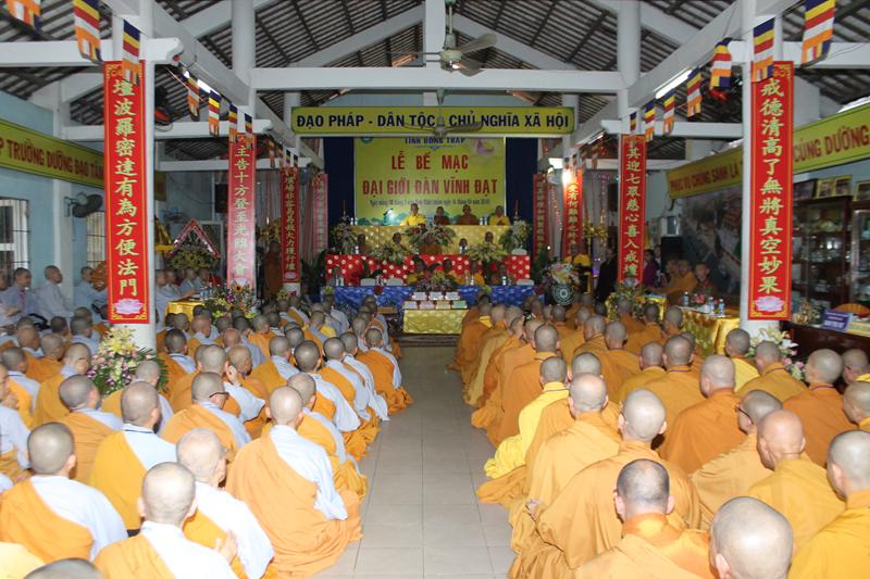 Đồng Tháp: Truyền Giới Tỳ Kheo &amp; Bế Mạc Giới Đàn