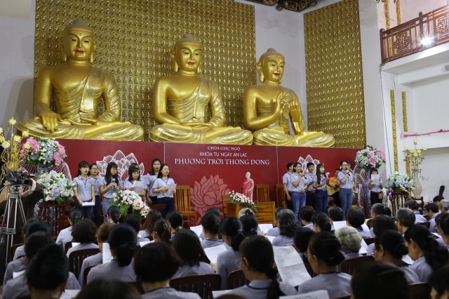 Chùa Giác Ngộ: Hơn 900 Phật tử tham dự khóa tu Ngày An Lạc lần 3