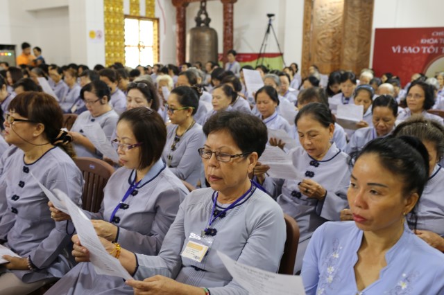 Chùa Giác Ngộ: Hơn 900 Phật tử tham dự khóa tu Ngày An Lạc lần 3