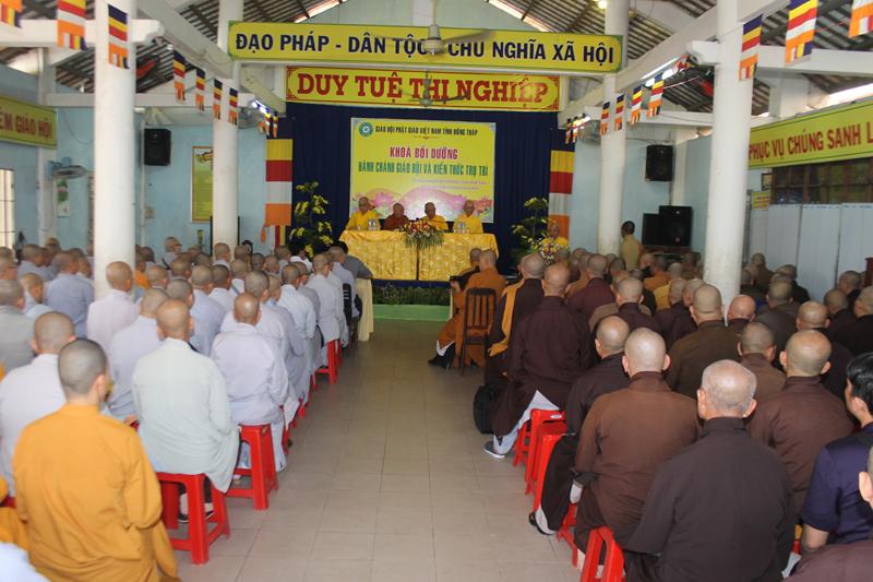 BTS. PG Đồng Tháp Khai Giảng Khóa Hành Chánh Trụ Trì Năm 2016