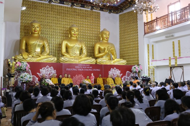 Chùa Giác Ngộ: Hơn 900 Phật tử tham dự khóa tu Ngày An Lạc lần 3