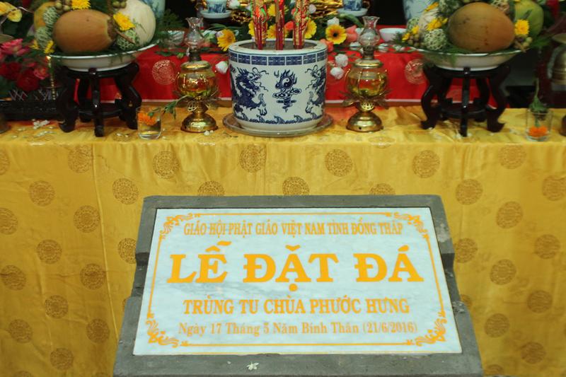 Đồng Tháp: Đặt Đá Trùng Tu Chùa Phước Hưng - Sa Đéc