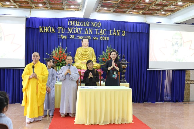 Chùa Giác Ngộ: Hơn 900 Phật tử tham dự khóa tu Ngày An Lạc lần 3