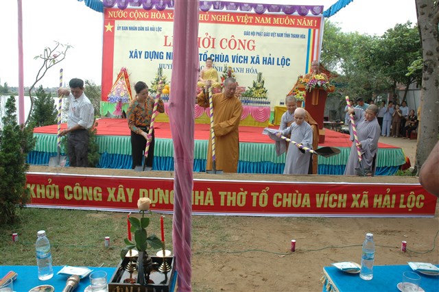 Thanh Hóa: Chùa Vích khởi công xây dựng nhà Tổ
