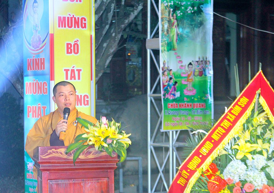 Thanh Hóa: Ban trị sự GHPGVN Thị Xã Bỉm Sơn tổ chức đại lễ Phật đản PL.2560