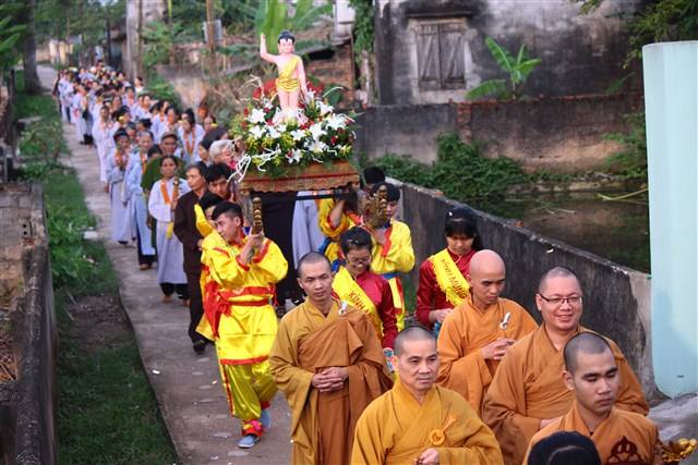 Thanh Hóa: Rước Phật quanh làng tại huyện Triệu Sơn