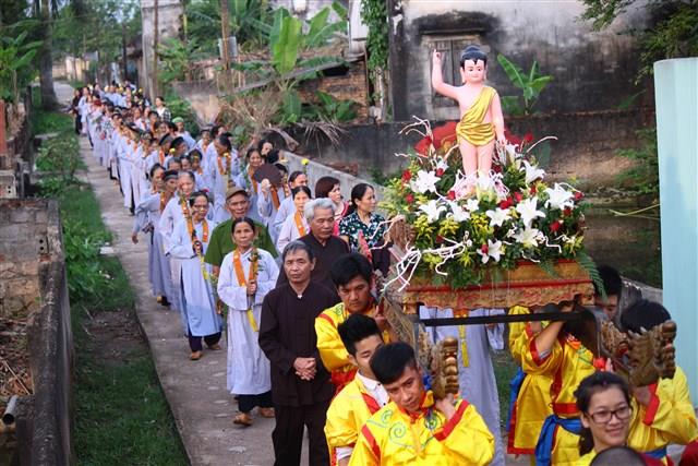 Thanh Hóa: Rước Phật quanh làng tại huyện Triệu Sơn