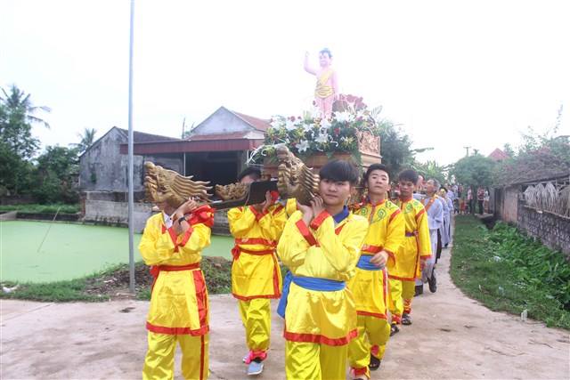 Thanh Hóa: Rước Phật quanh làng tại huyện Triệu Sơn