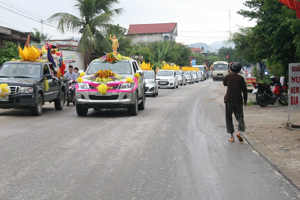 Thanh Hóa: Chùm ảnh Phật về trên quê hương Nông Cống