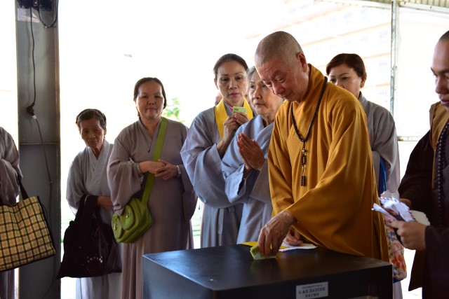 HVPGVN tại TP. HCM: Mở lại khóa tu Một Ngày An Lạc tại cơ sở Lê Minh Xuân