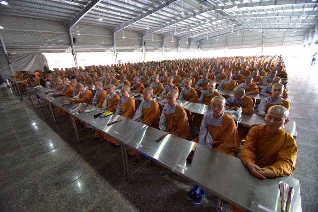 HVPGVN tại TP. HCM: Mở lại khóa tu Một Ngày An Lạc tại cơ sở Lê Minh Xuân