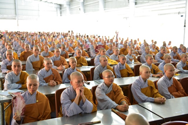 HVPGVN tại TP. HCM: Mở lại khóa tu Một Ngày An Lạc tại cơ sở Lê Minh Xuân