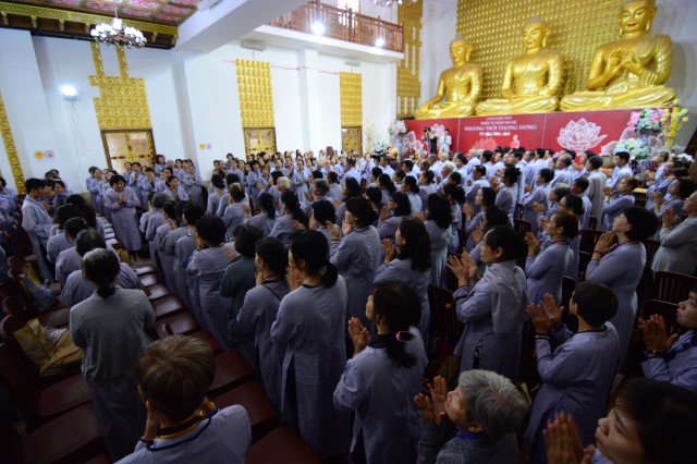 Chùa Giác Ngộ: Hơn 900 Phật tử tham dự khóa tu Ngày An Lạc lần 3