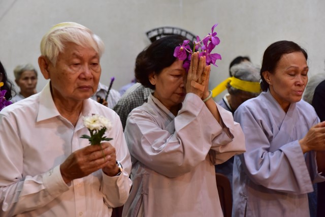 Chùa Giác Ngộ: Lễ di quan nhục thân cố Tỳ kheo ni Thích Nữ Diệu Huệ