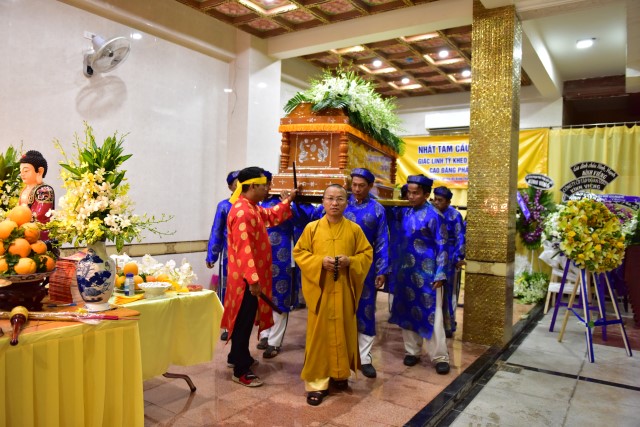 Chùa Giác Ngộ: Lễ di quan nhục thân cố Tỳ kheo ni Thích Nữ Diệu Huệ