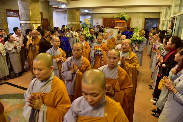 Chùa Giác Ngộ: Lễ di quan nhục thân cố Tỳ kheo ni Thích Nữ Diệu Huệ