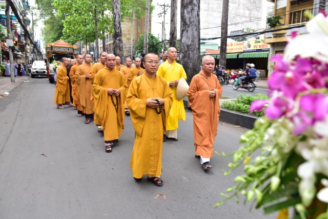 Chùa Giác Ngộ: Lễ di quan nhục thân cố Tỳ kheo ni Thích Nữ Diệu Huệ