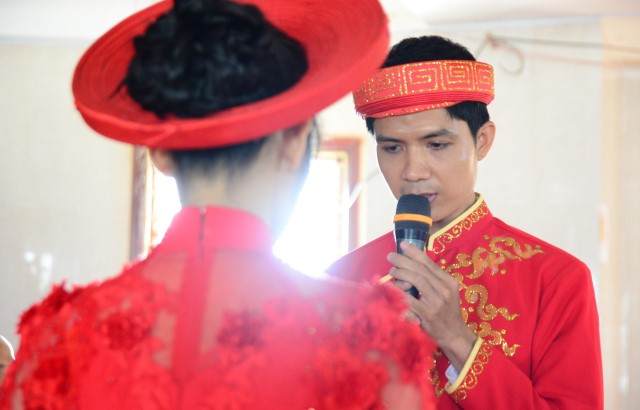 Chùm ảnh: Lễ hằng thuận của hai phụng sự viên chùa Giác Ngộ