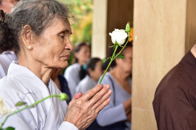 Chùa Giác Ngộ: Lễ di quan nhục thân cố Tỳ kheo ni Thích Nữ Diệu Huệ