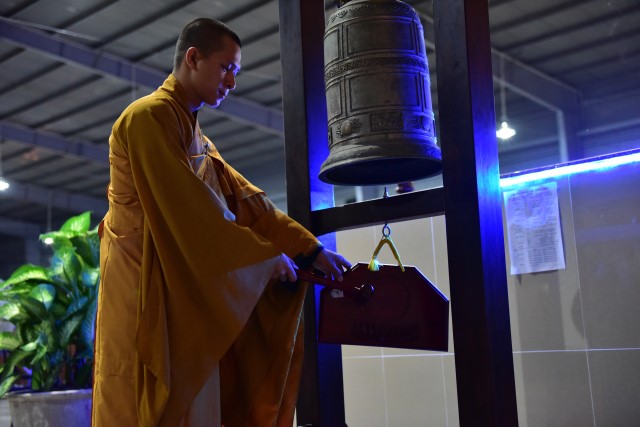 Chùm ảnh: Một ngày tu học tại trường hạ Học viện PGVN tại TP. HCM