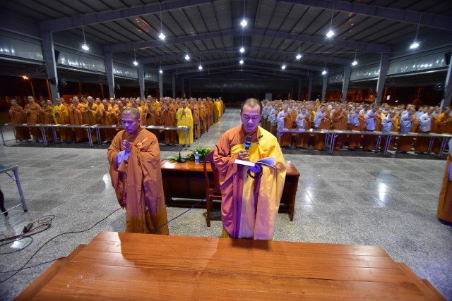 Chùm ảnh: Một ngày tu học tại trường hạ Học viện PGVN tại TP. HCM