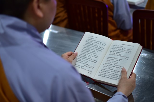 Chùm ảnh: Một ngày tu học tại trường hạ Học viện PGVN tại TP. HCM