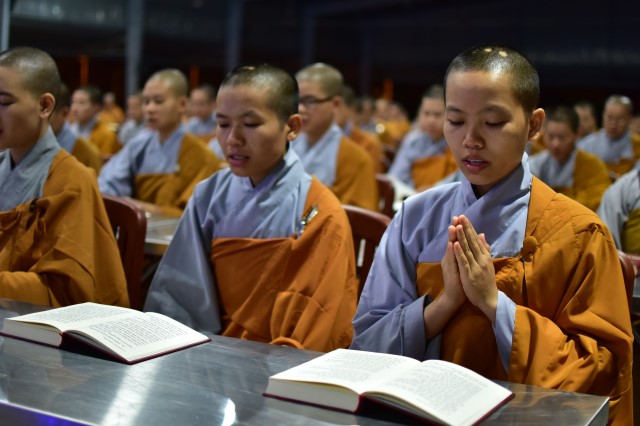 Chùm ảnh: Một ngày tu học tại trường hạ Học viện PGVN tại TP. HCM