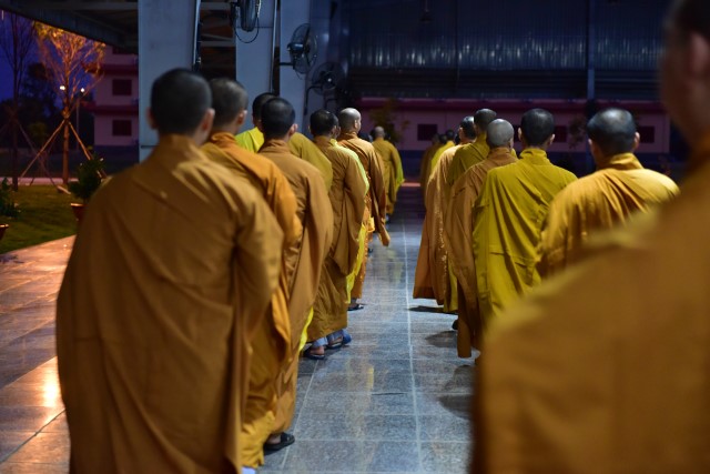 Chùm ảnh: Một ngày tu học tại trường hạ Học viện PGVN tại TP. HCM