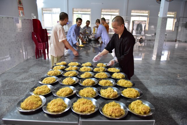 Chùm ảnh: Một ngày tu học tại trường hạ Học viện PGVN tại TP. HCM