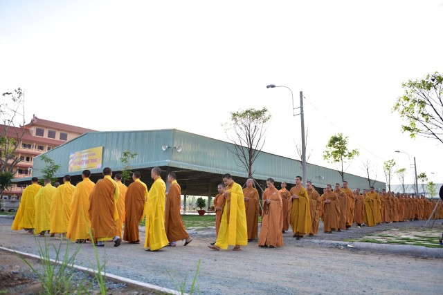 Chùm ảnh: Một ngày tu học tại trường hạ Học viện PGVN tại TP. HCM