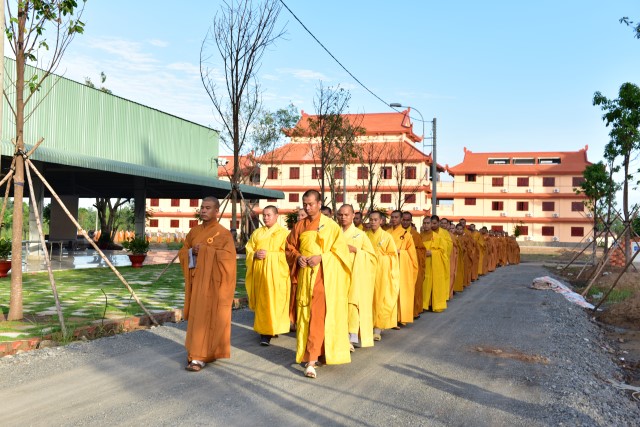 Chùm ảnh: Một ngày tu học tại trường hạ Học viện PGVN tại TP. HCM