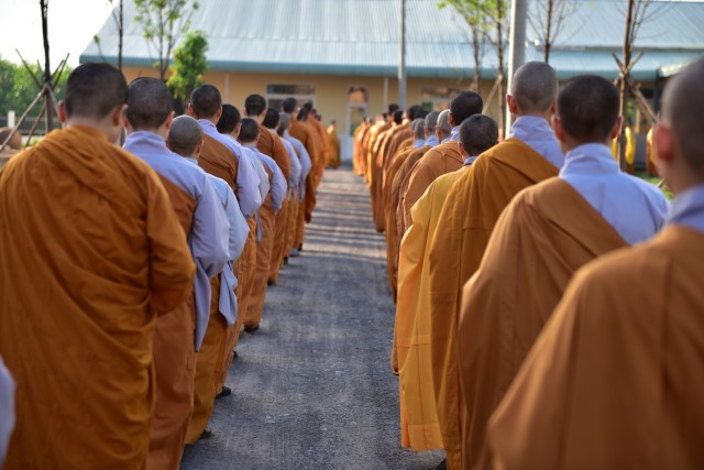 Chùm ảnh: Một ngày tu học tại trường hạ Học viện PGVN tại TP. HCM