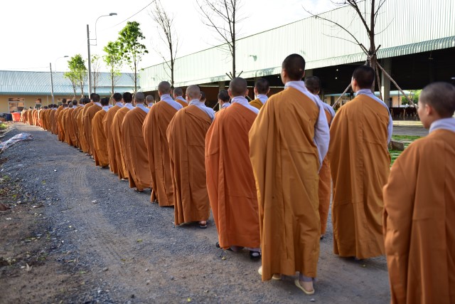 Chùm ảnh: Một ngày tu học tại trường hạ Học viện PGVN tại TP. HCM