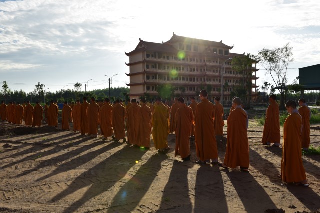 Chùm ảnh: Một ngày tu học tại trường hạ Học viện PGVN tại TP. HCM