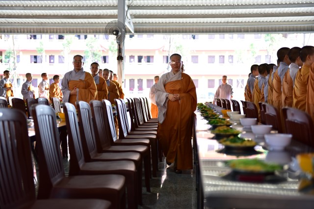 Chùm ảnh: Một ngày tu học tại trường hạ Học viện PGVN tại TP. HCM