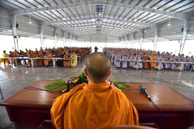 Chùm ảnh: Một ngày tu học tại trường hạ Học viện PGVN tại TP. HCM