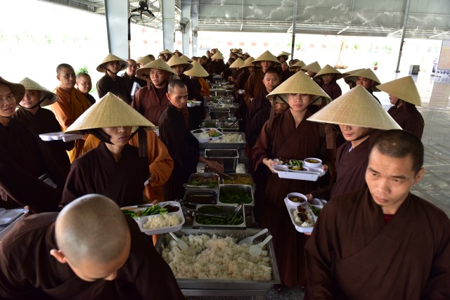 Chùm ảnh: Một ngày tu học tại trường hạ Học viện PGVN tại TP. HCM