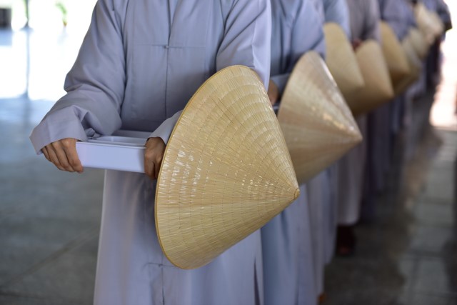 Chùm ảnh: Một ngày tu học tại trường hạ Học viện PGVN tại TP. HCM