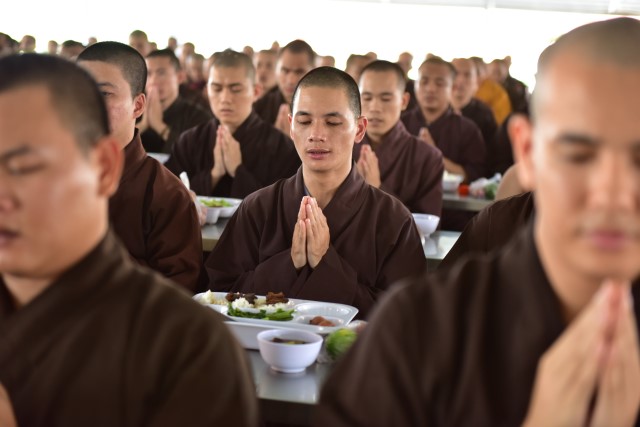 Chùm ảnh: Một ngày tu học tại trường hạ Học viện PGVN tại TP. HCM