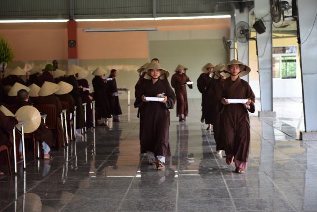 Chùm ảnh: Một ngày tu học tại trường hạ Học viện PGVN tại TP. HCM