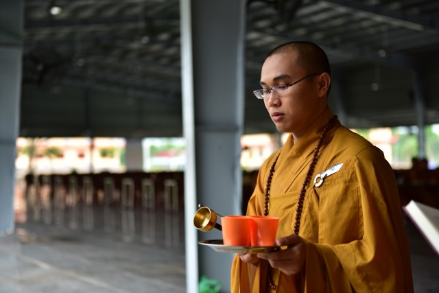 Chùm ảnh: Một ngày tu học tại trường hạ Học viện PGVN tại TP. HCM