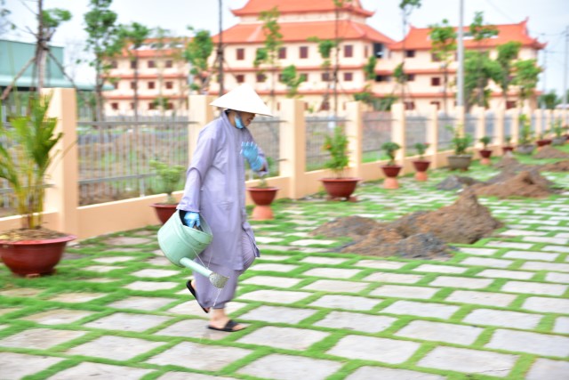 Chùm ảnh: Một ngày tu học tại trường hạ Học viện PGVN tại TP. HCM