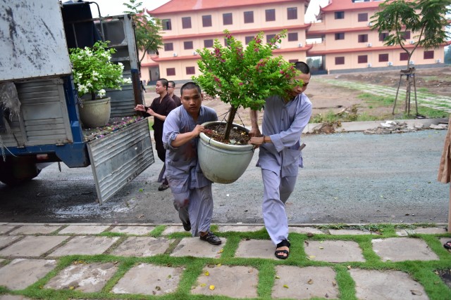 Chùm ảnh: Một ngày tu học tại trường hạ Học viện PGVN tại TP. HCM