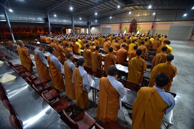 Chùm ảnh: Một ngày tu học tại trường hạ Học viện PGVN tại TP. HCM