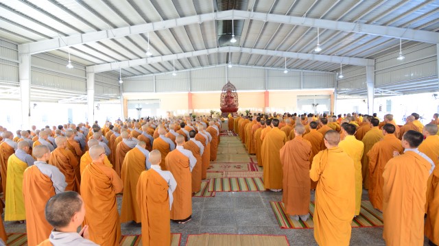 Tăng ni sinh tại học viện PGVN tại TP. HCM bắt đầu vào nề nếp sinh hoạt