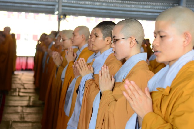 Tăng ni sinh tại học viện PGVN tại TP. HCM bắt đầu vào nề nếp sinh hoạt