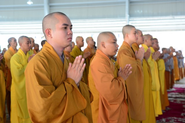 Tăng ni sinh tại học viện PGVN tại TP. HCM bắt đầu vào nề nếp sinh hoạt