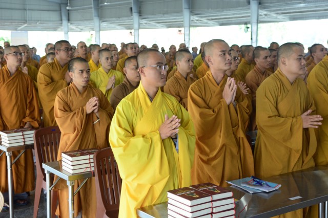 Khóa tu Ngày An Lạc thường kỳ tại Học viện Phật giáo tại TP.HCM