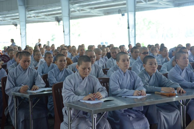 Khóa tu Ngày An Lạc thường kỳ tại Học viện Phật giáo tại TP.HCM